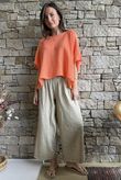 Conrad Box Cotton Knit Papaya -
